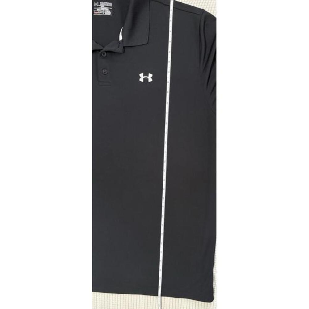 Under Armour Heatgear Polo Shirt Loose Fit Activewear Casual Gray Men's Size 2X - Picture 7 of 8